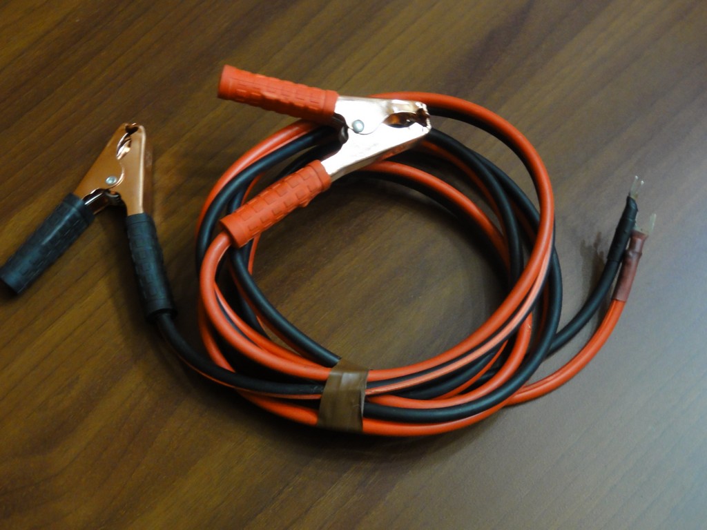 Kable do prostownika z krokodylkami - 2,0 m 4mm/2