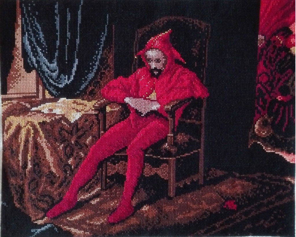 Obraz Stańczyk - haft krzyżykowy