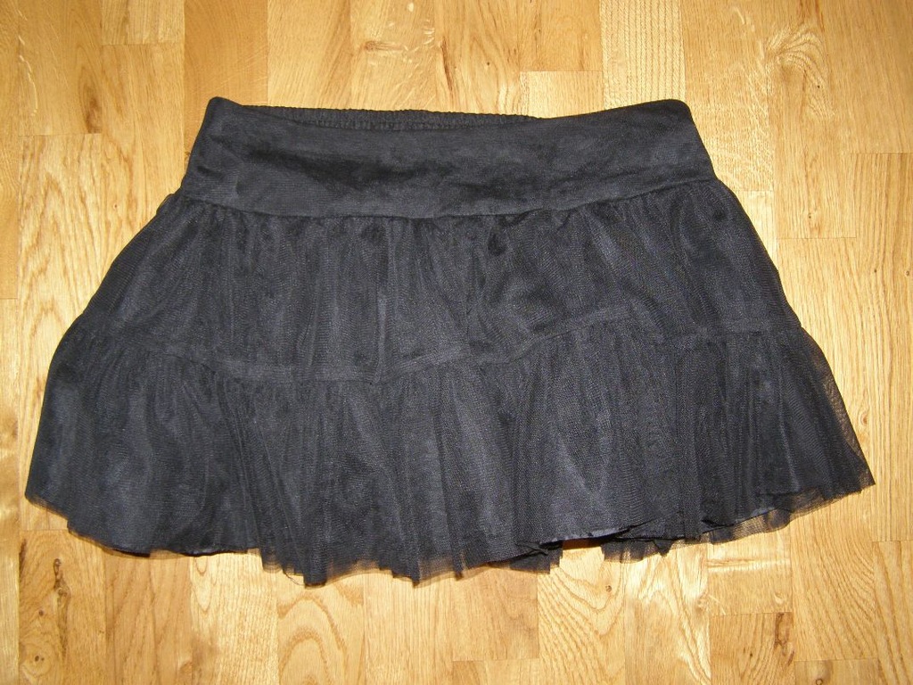 NEW LOOK czarna tiulowa spódnica 158 cm 13 lat