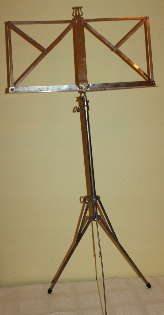 K&M srebrny pulpit stojak statyw do nut