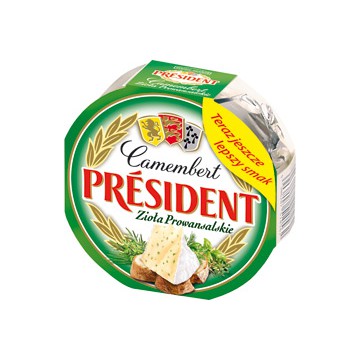 Ser President Camembert Z Ziołami 120g