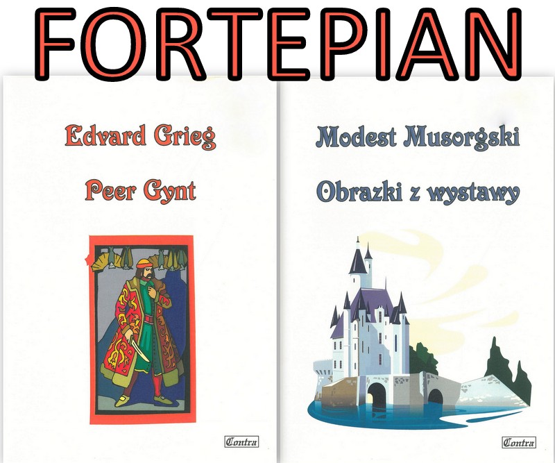 Musorgski obrazki+Grieg Peer Gynt FORTEPIAN nuty