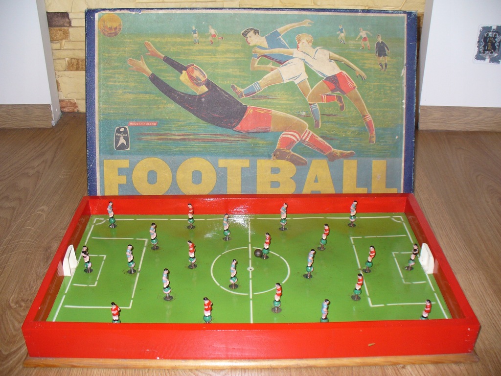 Piłkarzyki na sprężynach – Football – oryginał PRL