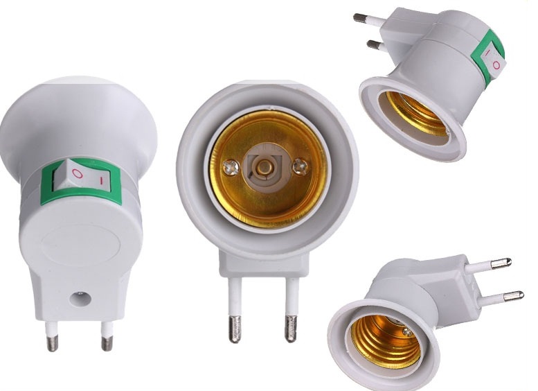 ADAPTER PRZEJŚCIÓWKA GNIAZDKO ŻARÓWKA E27 230V WŁ. - 6909060985