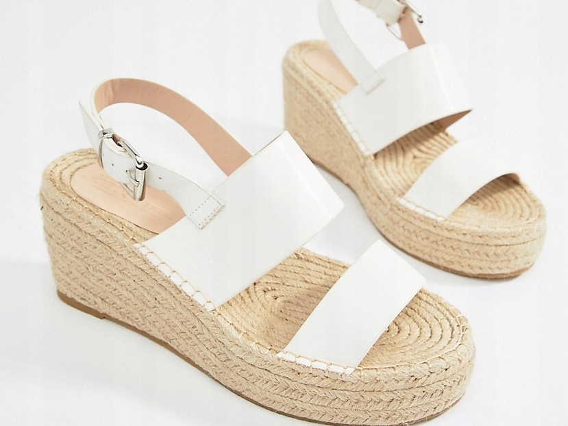 Sandały Espadryle na Koturnie 39
