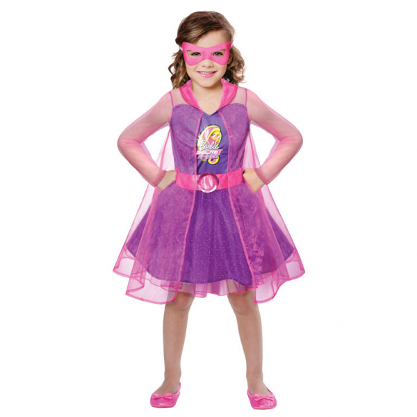Strój barbie tajna agentka karnawałowy 128/134cm