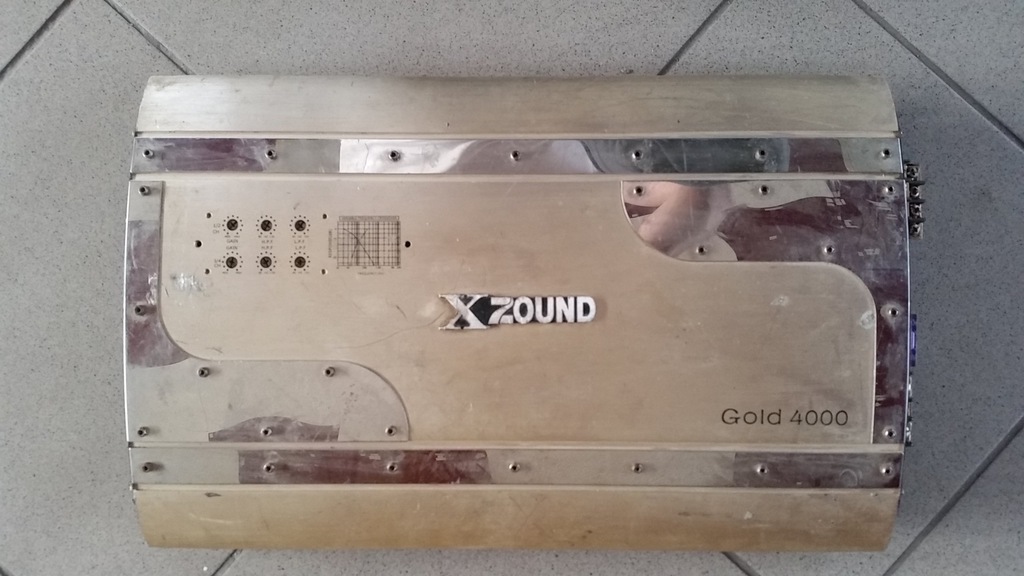 Wzmacniacz samochodowy Xzound Gold 4000 4 kanałowy