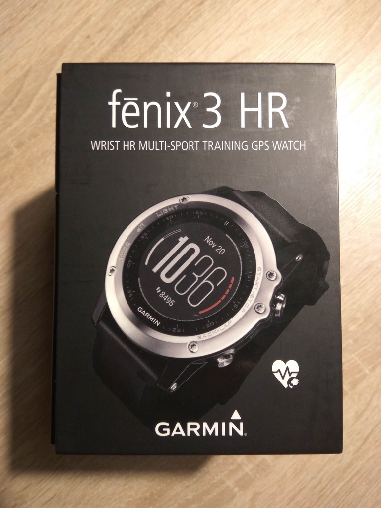 Nowy zegarek GARMIN Fenix 3 HR Pomiar tętna GPS