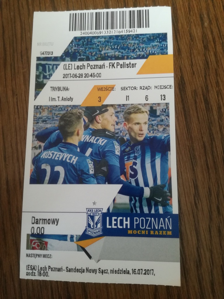 bilety Lech Poznań - FK Pelister Lech - Haugesund