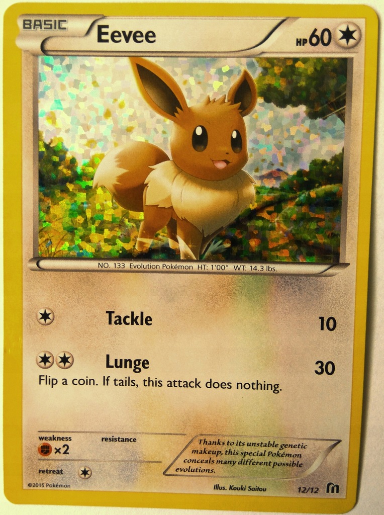 Karty Pokemon seria XY McDonald's 2016 (7szt.)