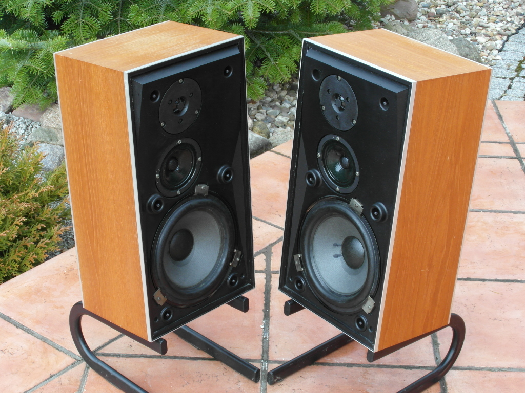 Bang&Olufsen BEOVOX S45-2 ペアスピーカー スタンド付き B&O BEOVOX S45-2 KONKRETNE DREWNO STANDY 1Z