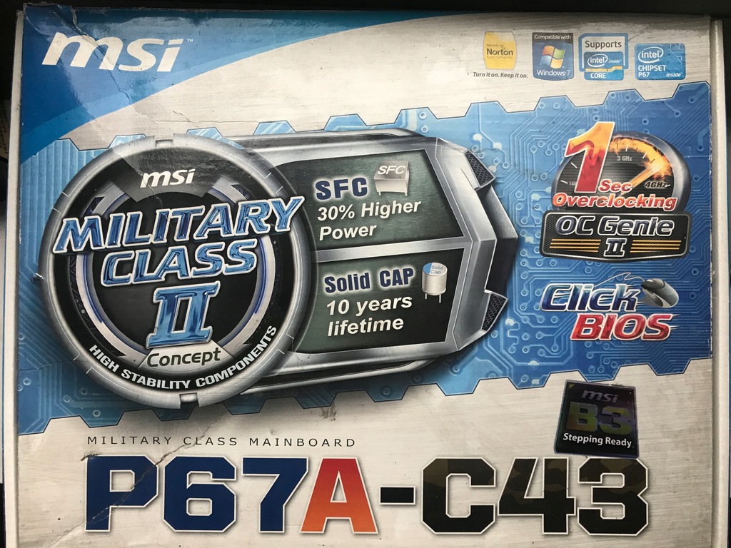 Płyta główna MSI P67A-C43 (B3) LBA1155 licytacja - 7717706687 ...