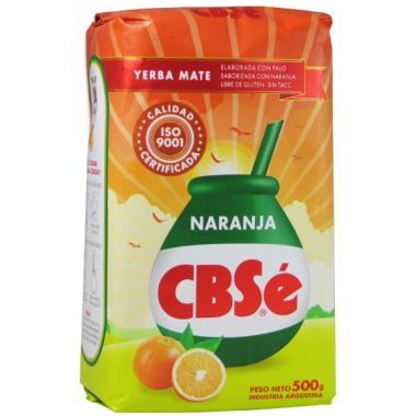 Yerba Mate Cbse Naranja o smaku pomarańczowym 500g