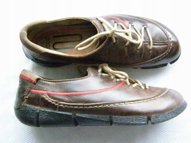 ECCO komfortowe skórzane buty ROZ.38 JAK NOWE