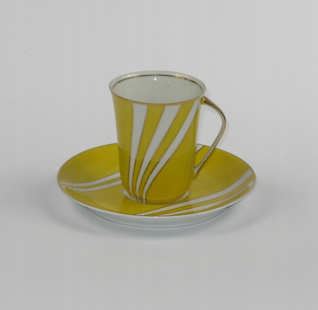 Filiżanka serwis do kawy KROKUS porcelana Ćmielów