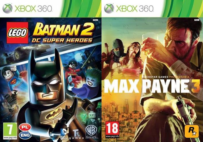 LEGO BATMAN 2 DC+MAX PAYNE 3 PL XBOX 360 - 7123307832 - oficjalne archiwum  Allegro