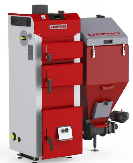 DEFRO DUO MINI 22 kW PIEC Z PODAJNIKIEM do 280 m2