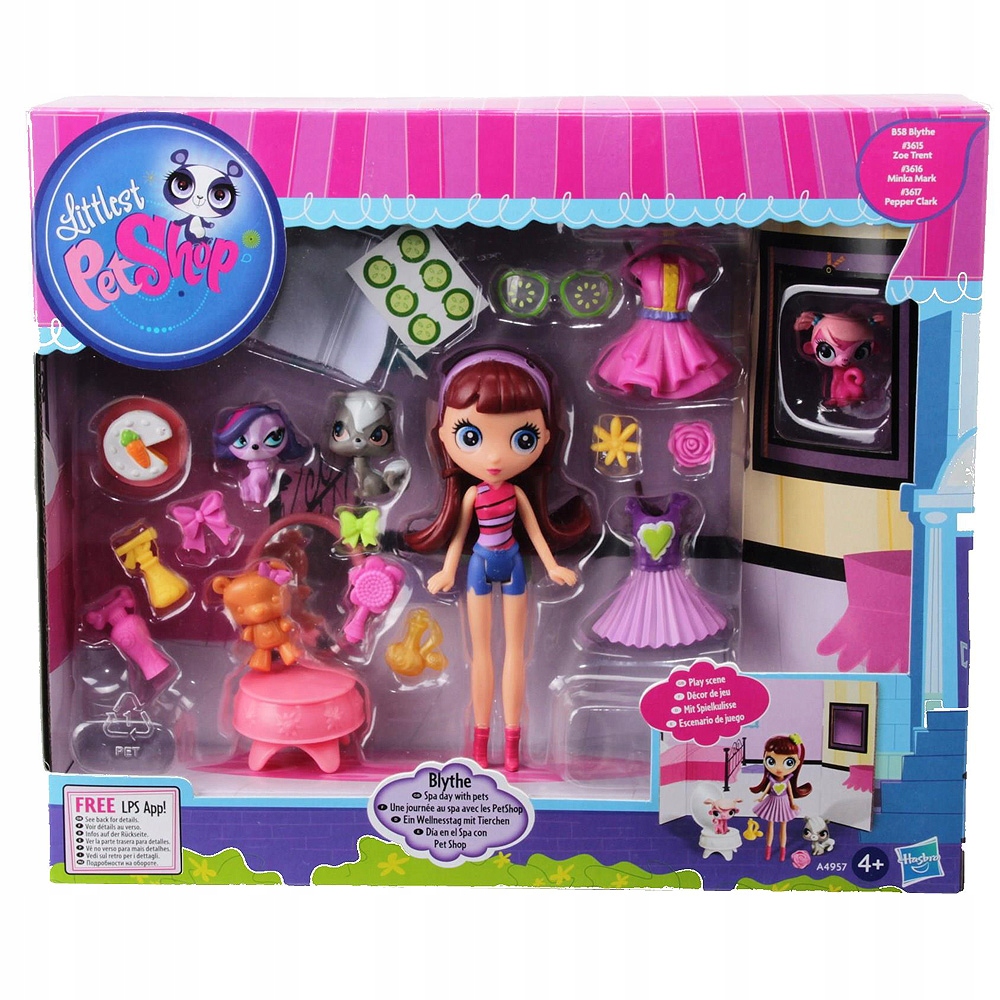 HASBRO LPS LITTLEST PET SHOP BLYTHE I ZWIERZAKI S 7574224027