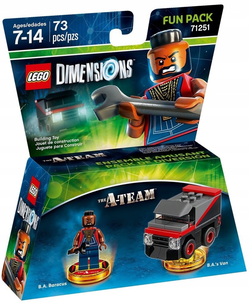 LEGO DIMENSIONS THE A-TEAM 71251 DRUŻYNA A