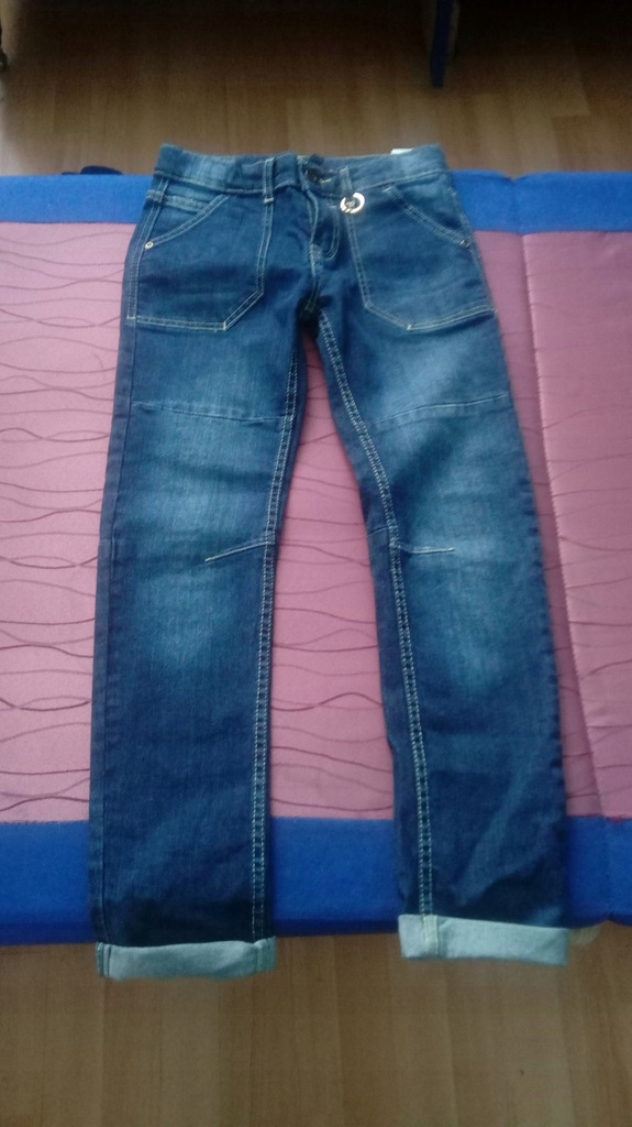 Spodnie chłopięce jeansowe 134-140 cm