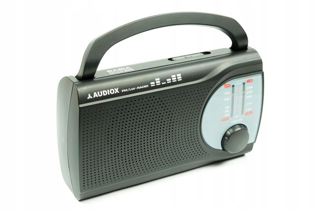 Radio ELTRA Audiox Basia Czarne Radio Analogowe FM