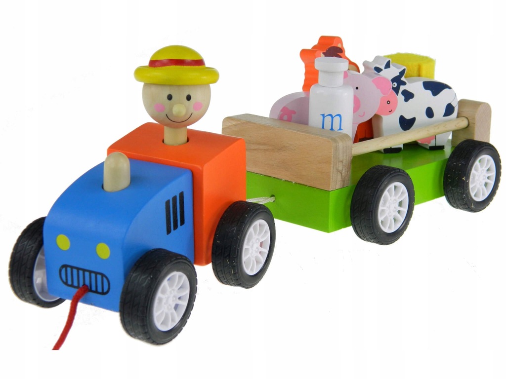 BRIMAREX TRAKTOR Z PRZYCZEPĄ DO CIĄGNIĘCIA