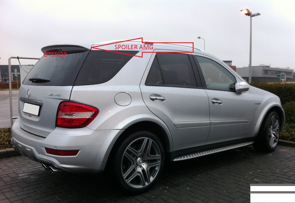 MERCEDES ML W 164 SPOILER DASZEK AMG NA KLAPĘ TYŁ