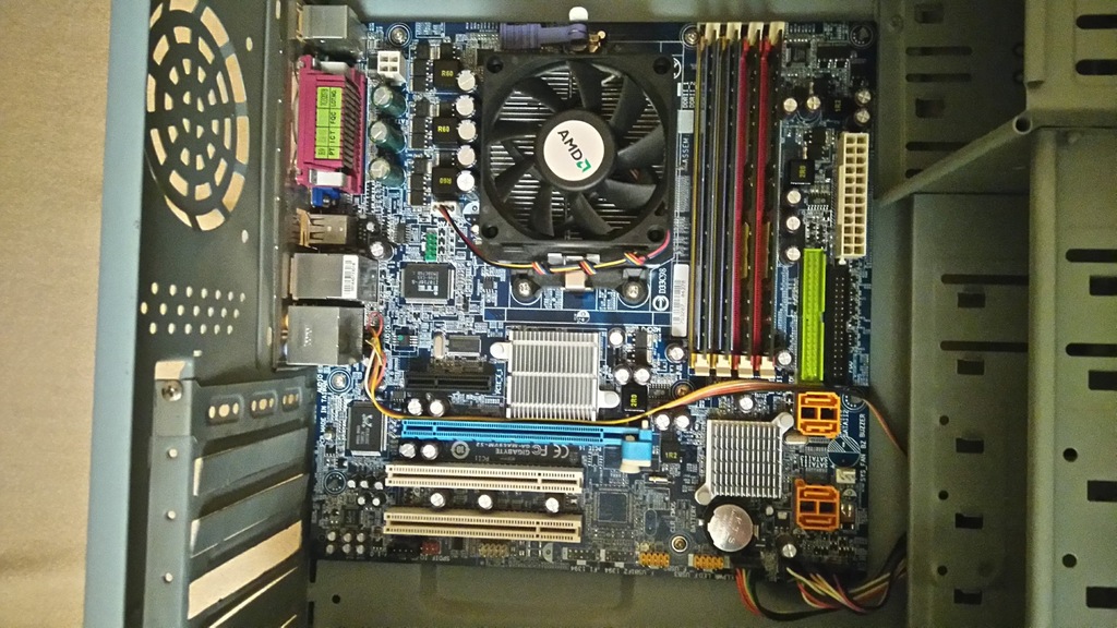 Gigabyte ga ma69vm s2 подключение кулеров