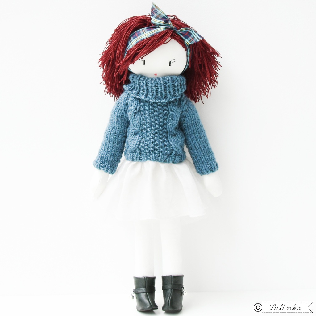 Lulinka - lalka handmade, lalka autorska - Lu