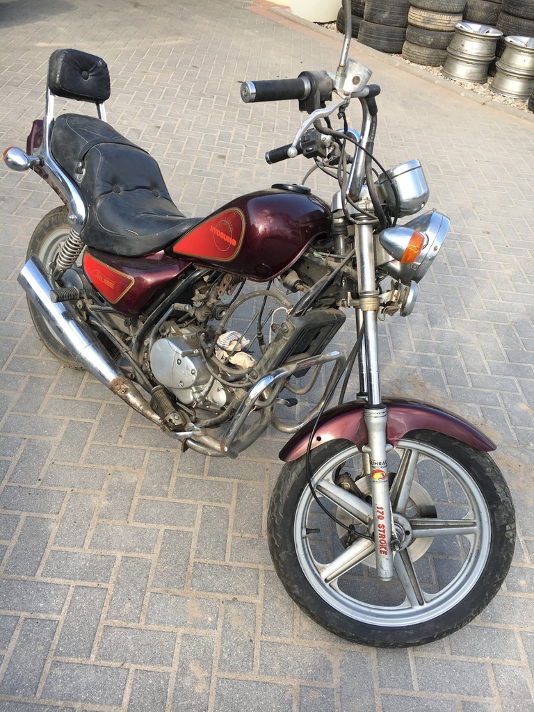 MOTOCYKL Chopper HYOSUNG GA 125 zarejestrowany