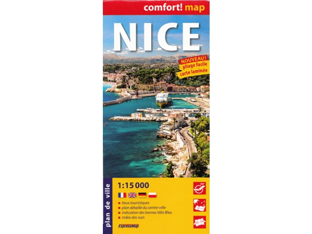 NICEA Francja mapa laminowana 1:15 000 EXP