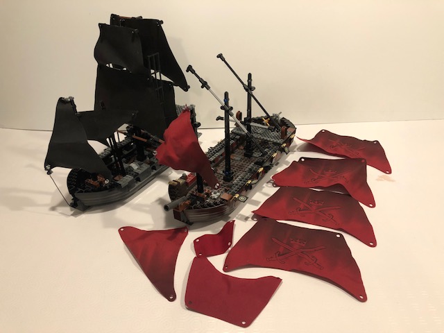 LEGO Statek piracki 4195 i 4184 Czarna Perła Pirat