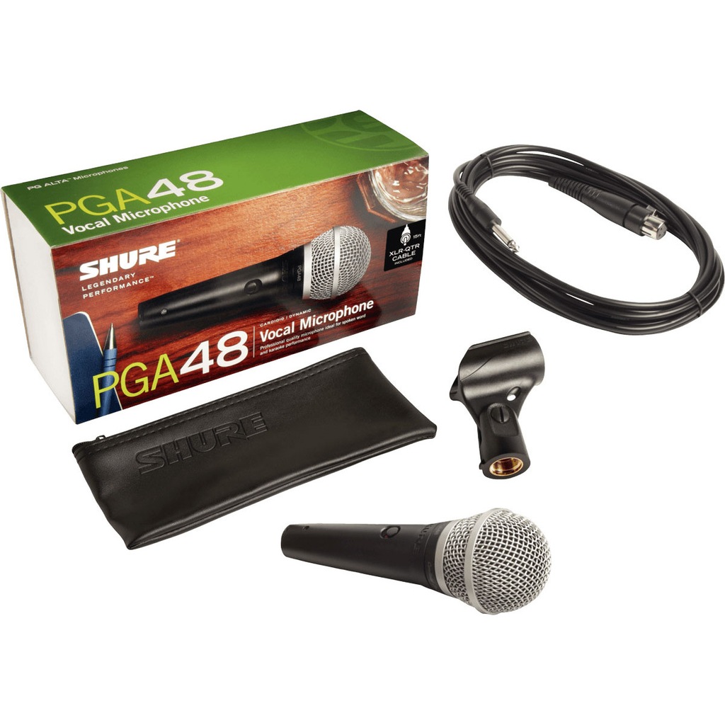 Shure PGA-48 XLR Mikrofon dynamiczny