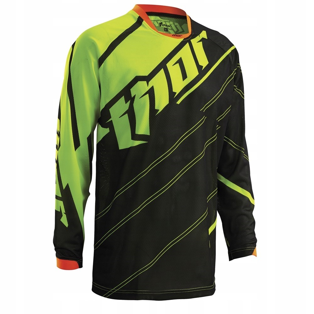 Bluza Cross Enduro Thor Phase Black/Fluo