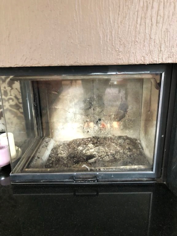 Kominek narożny 40x60 z obudową na 4m granit czarn