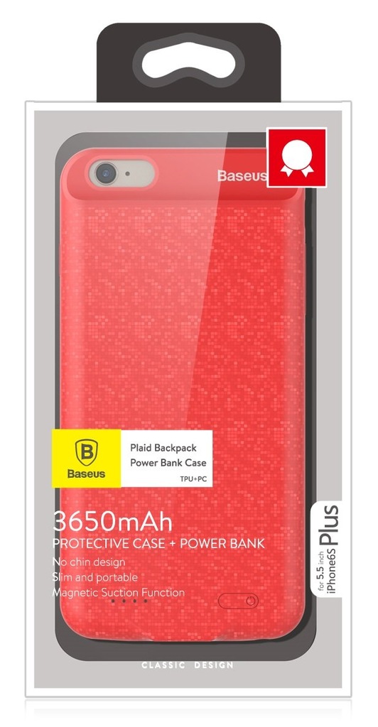 Etui PowerBank case Iphone 6s Plus Baseus 3650mAh 7095654330