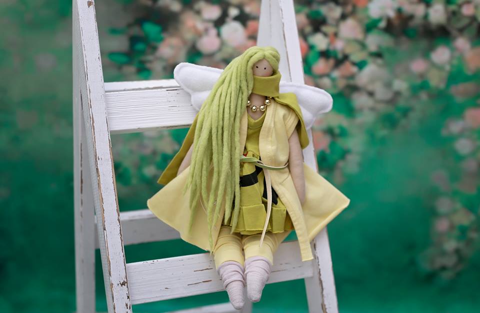 Anioł lalka handmade Amelia Tilda