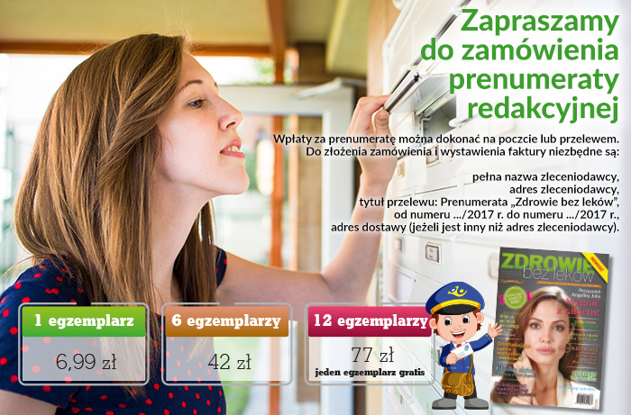 Zdrowie bez leków - Prenumerata roczna