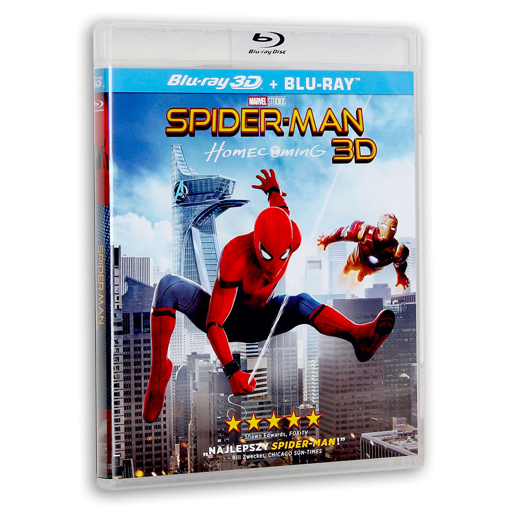 SPIDER-MAN: HOMECOMING 3D BLU-RAY 3D+2D NOWY FOLIA