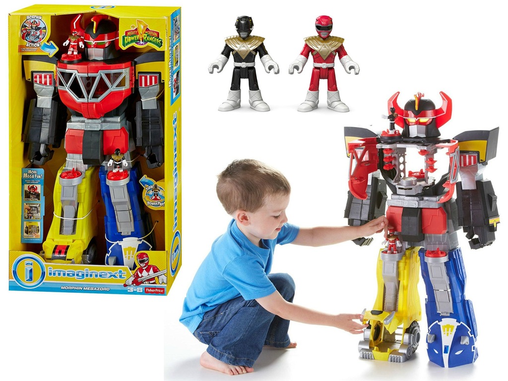 IMAGINEXT POWER RANGERS MEGAZORD ROBOT 68CM FISHER