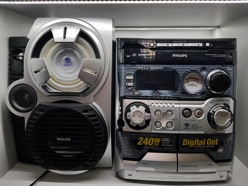 WIEŻA PHILIPS FW-C717 - RADIO / CD/ KASETY