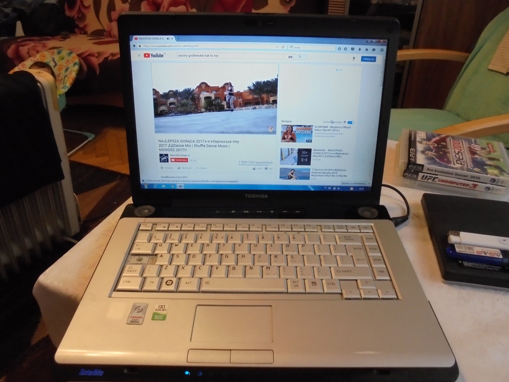 Laptop Toshiba Satellite A200-1MY sprawny