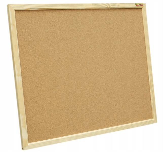 TABLICA KORKOWA 100x70 DREWNO