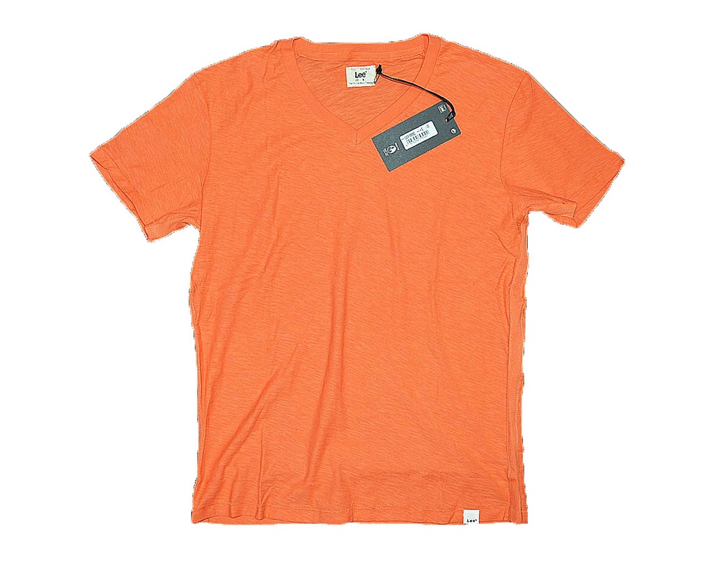 LEE Koszulka T-Shirt V-NECK L63FABMO SLIM FIT XXL