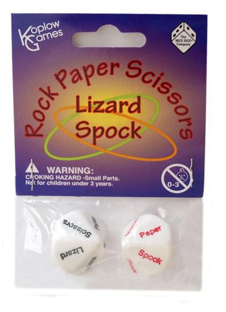 Papier Nożyce Kamień Jaszczurka Spock 2x K10 WBM