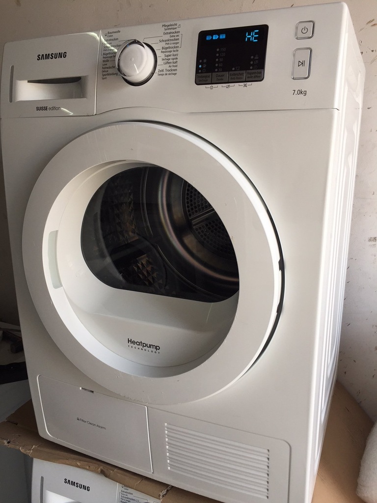 SUSZARKA  SAMSUNG DV70F5E0HGW/WS - Błąd HE
