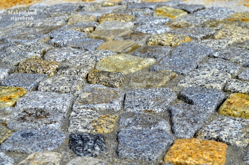 Kostka granitowa brukowa bruk rzymski Płock 1tona