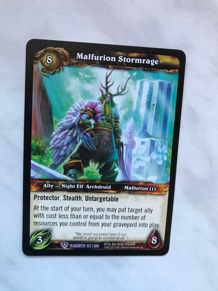 World of Warcraft TCG Malfurion Stormrage