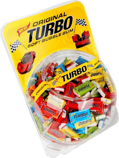 Gumy TURBO Gumy balonowe 300szt!!! Kula! HURT!