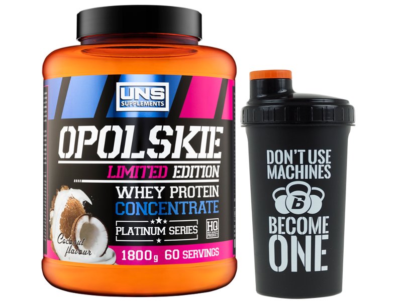 UNS OPOLSKIE 1800G SŁÓJ BIAŁKO WHEY PROTEIN WPC HQ